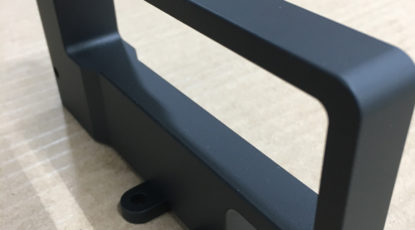 Black CNC Machined Part
