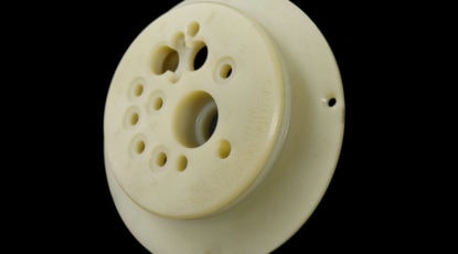 Machined Part Angle View