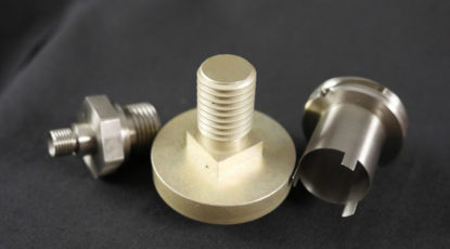 Three Machined Screw Parts